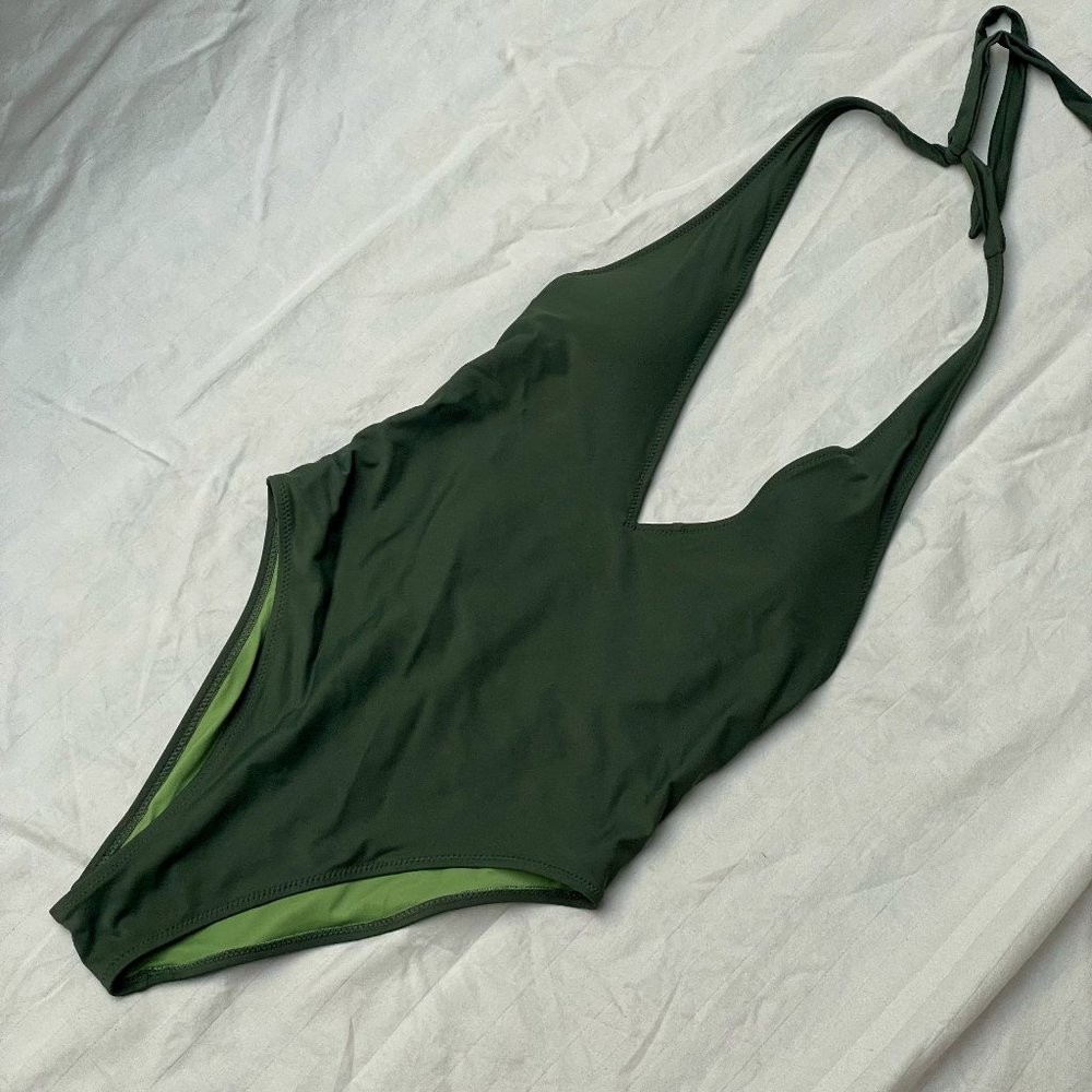 Aerie One Piece Green Bathing Suit Small